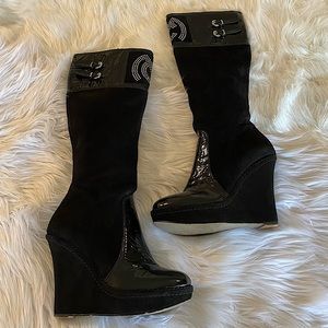 Solo Mina size 37 handmade leather black boots